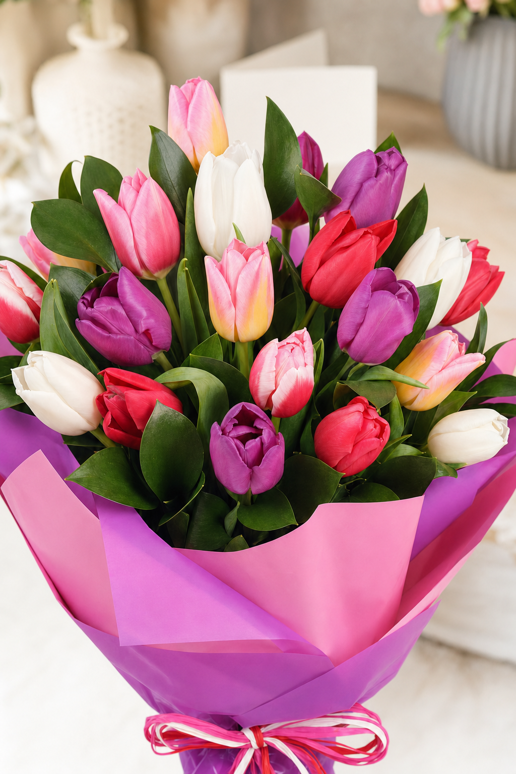 Buchet mix lalele