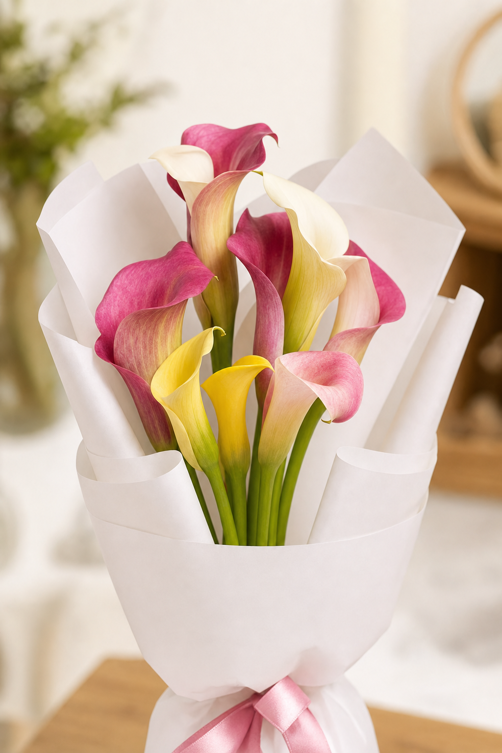 Buchet cale multicolore