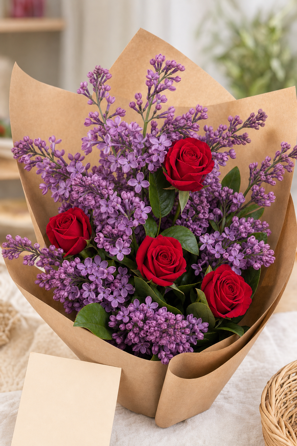 Buchet liliac