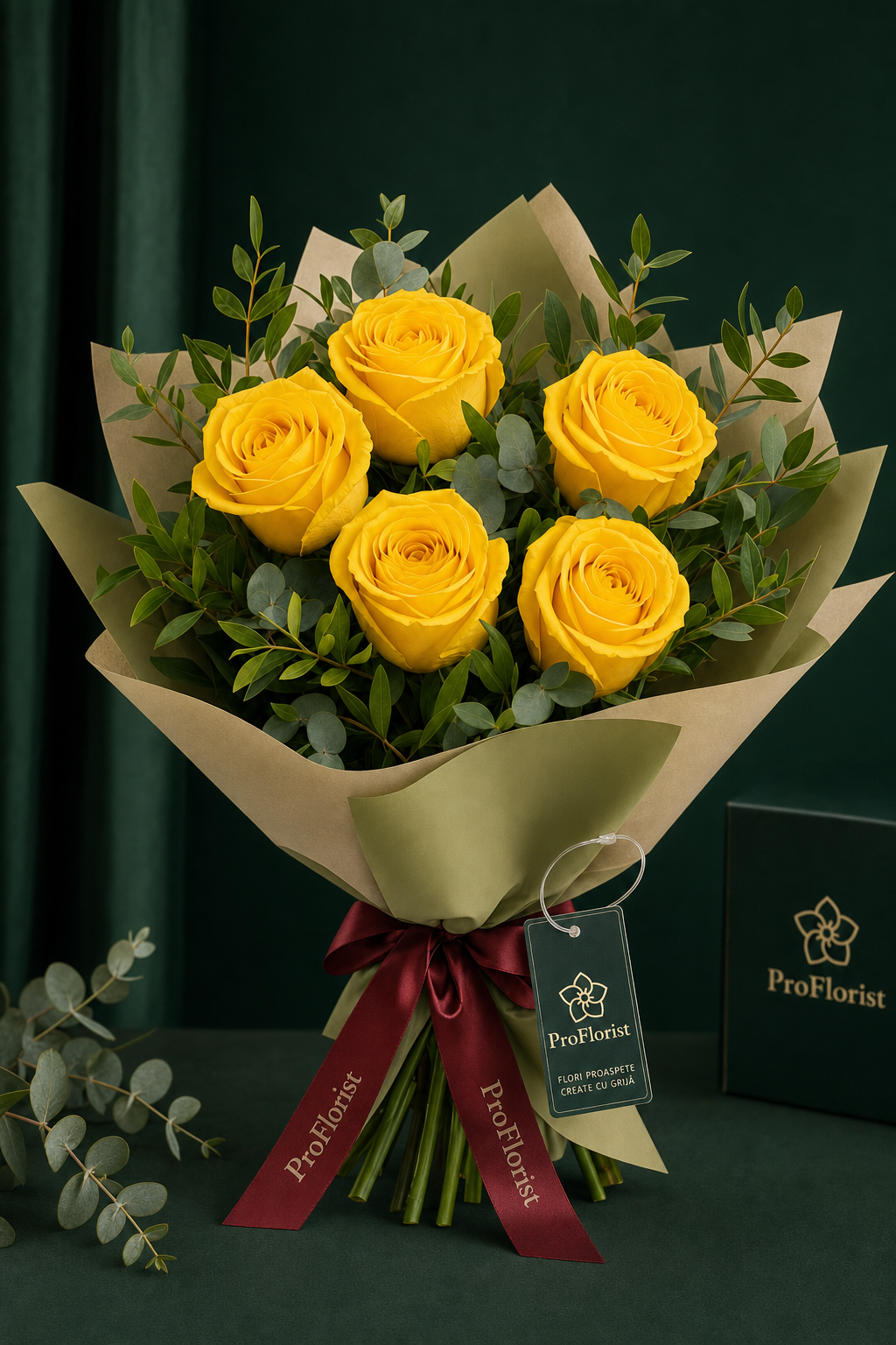 Strauß mit gelben Rosen – Bild 3